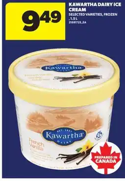 Real Canadian Superstore KAWARTHA DAIRY ICE CREAM offer