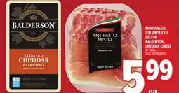 Metro MARCANGELO ITALIAN SLICED DELI OR BALDERSON CHEDDAR CHEESE offer