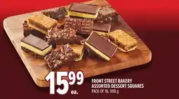 Metro FRONT STREET BAKERY ASSORTED DESSERT SQUARES offer