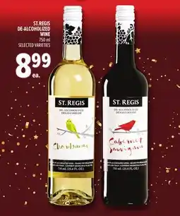 Metro ST. REGIS DE-ALCOHOLIZED WINE offer