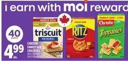 Metro CHRISTIE FAMILY SIZE CRACKERS offer
