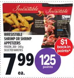Metro IRRESISTIBLE SHRIMP OR SHRIMP APPETIZERS offer