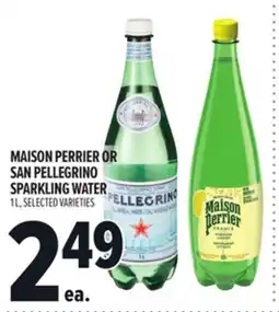 Metro MAISON PERRIER OR SAN PELLEGRINO SPARKLING WATER offer