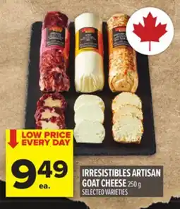 Metro IRRESISTIBLES ARTISAN GOAT CHEESE offer