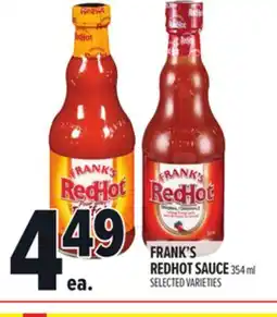 Metro FRANK'S REDHOT SAUCE offer