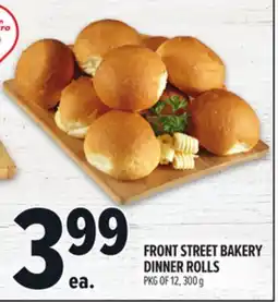 Metro FRONT STREET BAKERY DINNER ROLLS offer