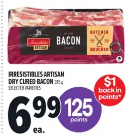 Metro IRRESISTIBLES ARTISAN DRY CURED BACON offer