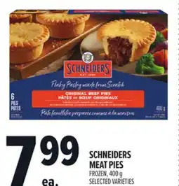 Metro SCHNEIDERS MEAT PIES offer