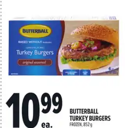 Metro BUTTERBALL TURKEY BURGERS offer