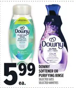 Metro DOWNY SOFTENER OR PURIFYING RINSE offer