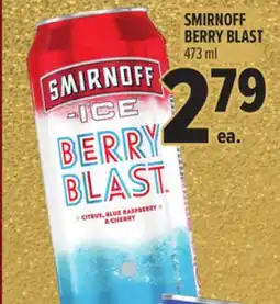 Metro SMIRNOFF BERRY BLAST offer