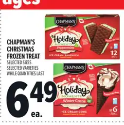 Metro CHAPMAN'S CHRISTMAS FROZEN TREAT offer