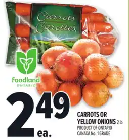 Metro CARROTS OR YELLOW ONIONS offer