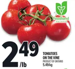 Metro TOMATOES ON THE VINE offer