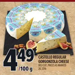 Metro CASTELLO REGULAR GORGONZOLA CHEESE offer