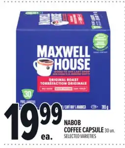 Metro NABOB COFFEE CAPSULE offer