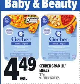 Metro GERBER GRAD LIL' MEALS offer