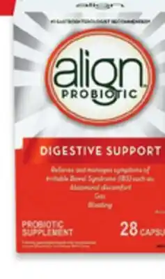 Walmart Align Probiotic capsules or gummies offer