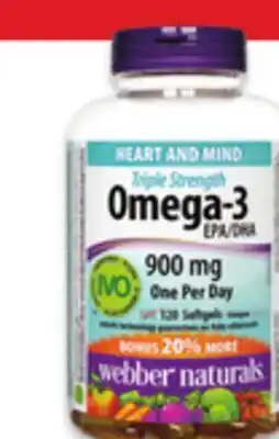 Walmart Webber Naturals Omega-3 offer