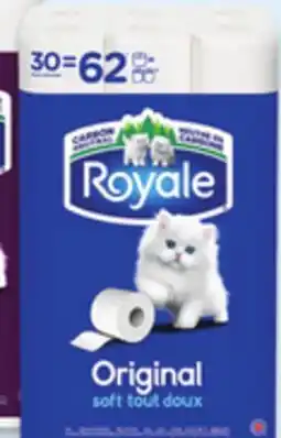 Walmart Royale 2-ply bathroom tissue 30-pack offer