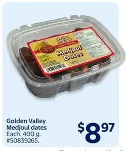 Walmart Golden Valley Medjoul dates offer