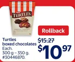 Walmart Turtles Boxed Chocolates offer