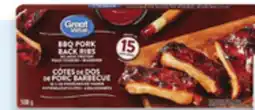Walmart Great Value fully cooked pork back ribs offer