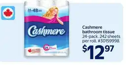 Walmart Cashmere bathroom tissue offer