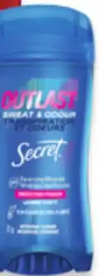 Walmart Secret antiperspirant 73 g offer