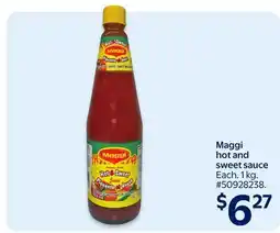 Walmart Maggi hot and sweet sauce offer
