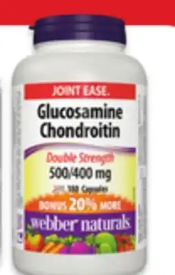 Walmart Webber Naturals glucosamine or Omega-3 offer
