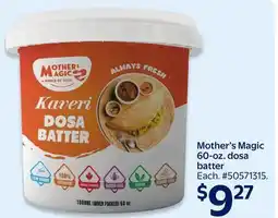 Walmart Mother's Magic 60-oz. dosa batter offer