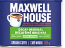 Walmart Folgers K-Cup coffee pods 30s or Maxwell House ground coffee 631 g offer