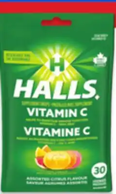 Walmart Halls lozenges offer