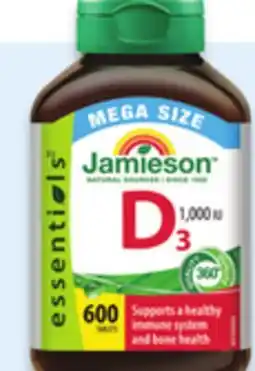 Walmart Jamieson mega size vitamin D3 offer