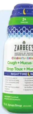 Walmart Zarbee's Children's nighttime syrup offer
