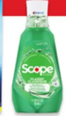 Walmart Crest Scope mouthwash 1L Oral-B toothbrushes 4-pack offer