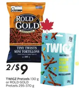 Sobeys TWIGZ Pretzels offer