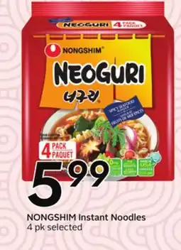 Sobeys NONGSHIM Instant Noodles offer