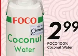 Sobeys FOCO 100% Coconut Water offer