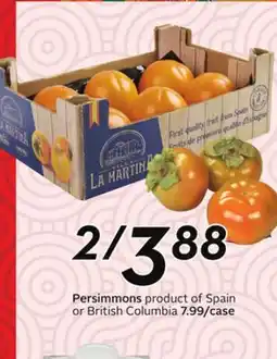 Sobeys Persimmons offer