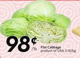 Sobeys Flat Cabbage offer