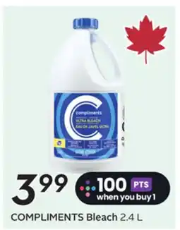 Sobeys COMPLIMENTS Bleach offer