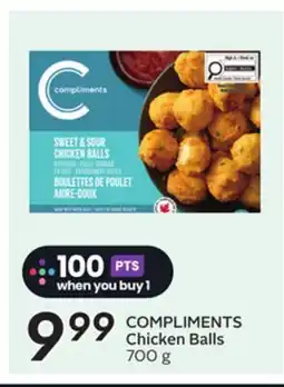 Sobeys COMPLIMENTS Chicken Balls offer