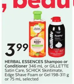 Sobeys HERBAL ESSENCES Shampoo or Conditioner offer