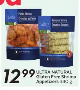 Sobeys ULTRA NATURAL Gluten Free Shrimp Appetizers offer