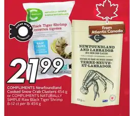 Sobeys COMPLIMENTS Newfoundland Cooked Snow Crab Clusters offer