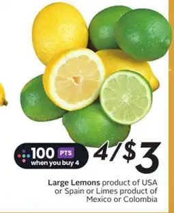 Sobeys Large Lemons offer