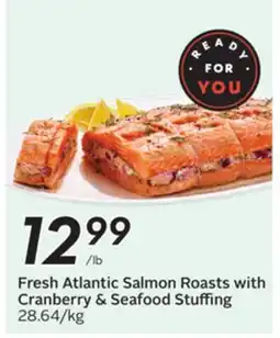 Sobeys Fresh Atlantic Salmon Roasts offer