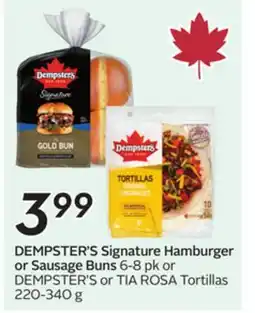 Sobeys DEMPSTER'S Signature Hamburger or Sausage Buns offer